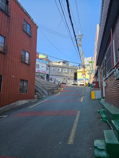 めちゃ急な坂