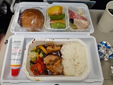 真夜中3時の機内食