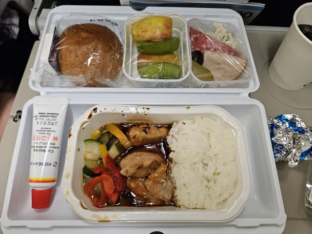 真夜中3時の機内食