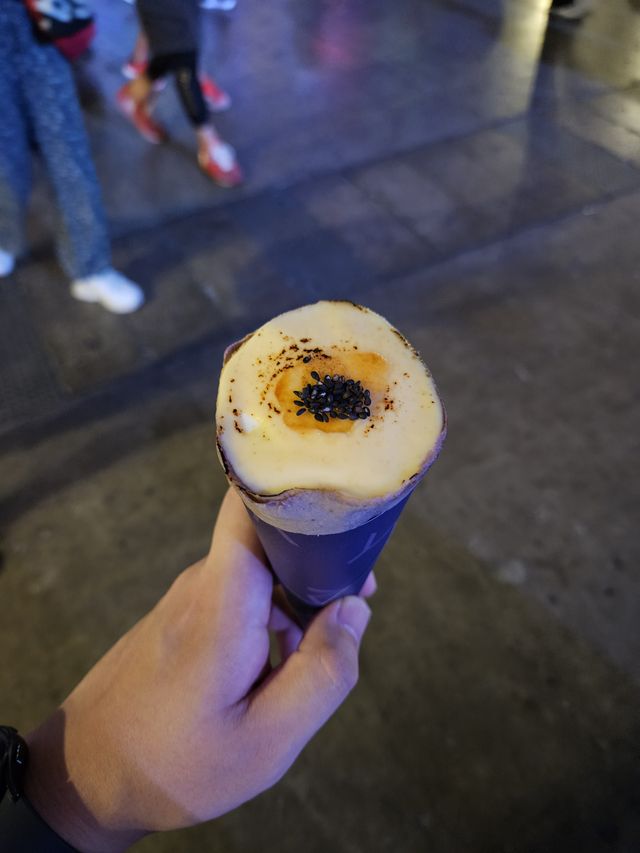 焼芋アイスブリュレクレープ